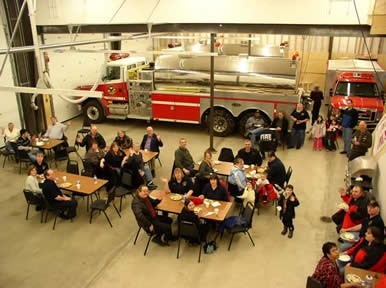 View of Dedication Dinner